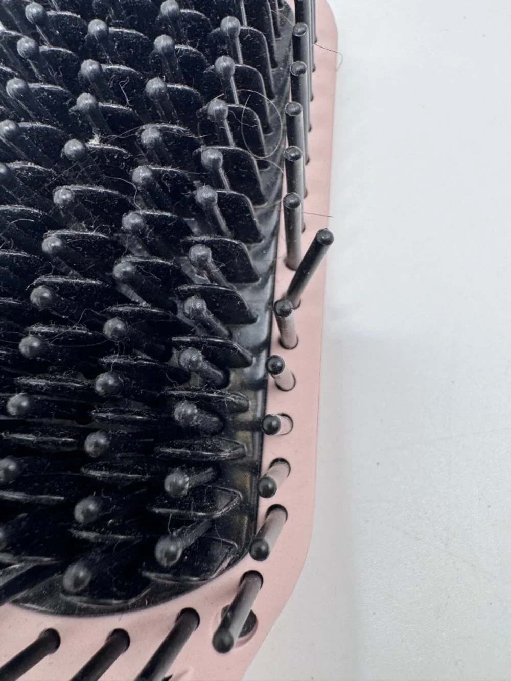 LAnge Hair Le Vite Heated Straightening Brush Pink Adjustable Temp Settings